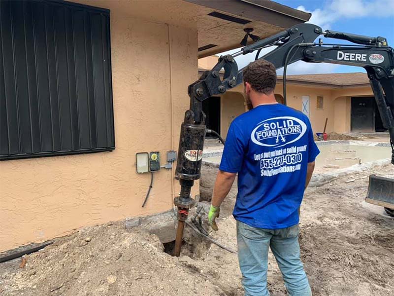 Concrete Slab Foundation Repair in Miami Gardens, FL
